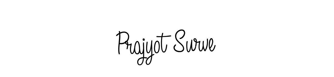 Also we have Prajyot Surve name is the best signature style. Create professional handwritten signature collection using Angelique-Rose-font-FFP autograph style. Prajyot Surve signature style 5 images and pictures png