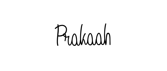 Make a beautiful signature design for name Prakaah. With this signature (Angelique-Rose-font-FFP) style, you can create a handwritten signature for free. Prakaah signature style 5 images and pictures png