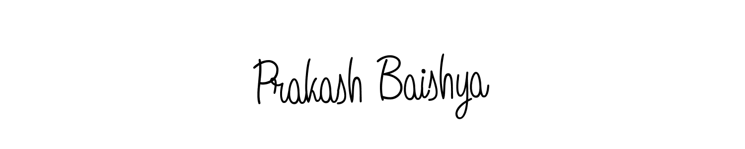 How to Draw Prakash Baishya signature style? Angelique-Rose-font-FFP is a latest design signature styles for name Prakash Baishya. Prakash Baishya signature style 5 images and pictures png