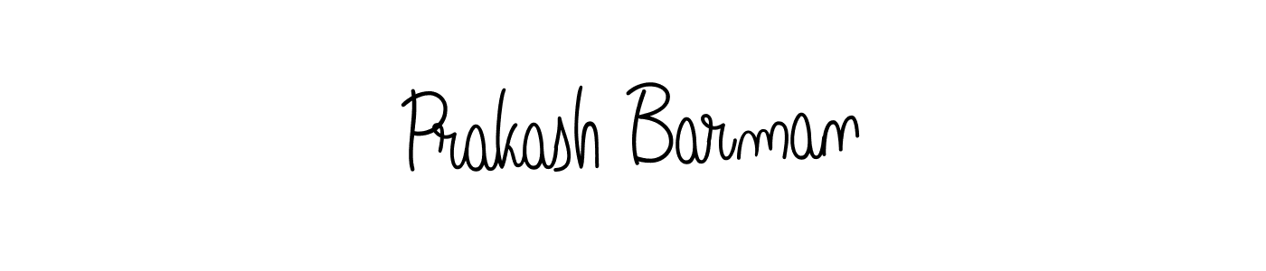 How to make Prakash Barman signature? Angelique-Rose-font-FFP is a professional autograph style. Create handwritten signature for Prakash Barman name. Prakash Barman signature style 5 images and pictures png