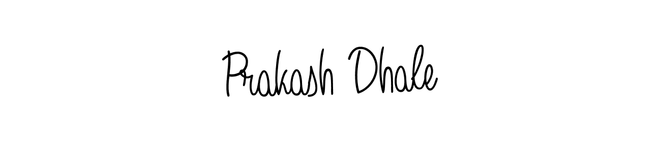 Prakash Dhale stylish signature style. Best Handwritten Sign (Angelique-Rose-font-FFP) for my name. Handwritten Signature Collection Ideas for my name Prakash Dhale. Prakash Dhale signature style 5 images and pictures png