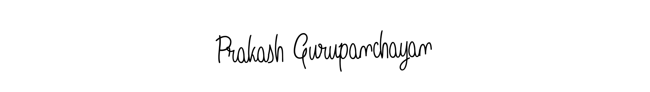 Also we have Prakash Gurupanchayan name is the best signature style. Create professional handwritten signature collection using Angelique-Rose-font-FFP autograph style. Prakash Gurupanchayan signature style 5 images and pictures png