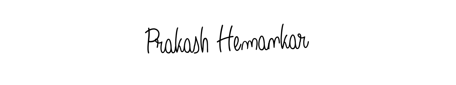 Create a beautiful signature design for name Prakash Hemankar. With this signature (Angelique-Rose-font-FFP) fonts, you can make a handwritten signature for free. Prakash Hemankar signature style 5 images and pictures png