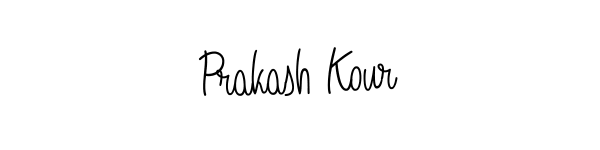 How to Draw Prakash Kour signature style? Angelique-Rose-font-FFP is a latest design signature styles for name Prakash Kour. Prakash Kour signature style 5 images and pictures png