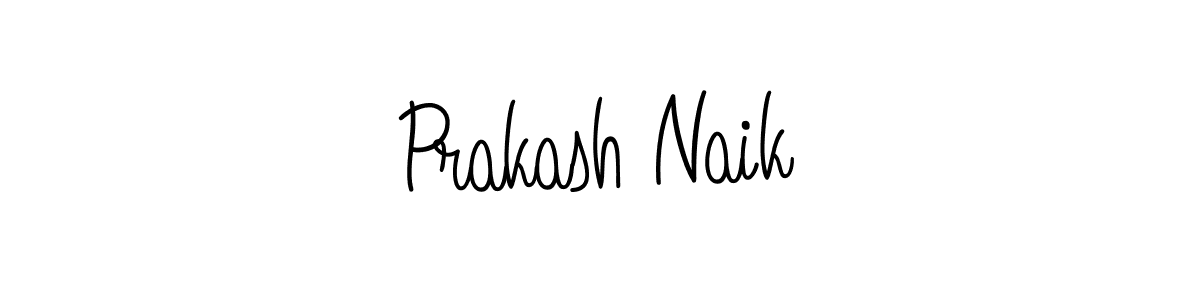 How to make Prakash Naik name signature. Use Angelique-Rose-font-FFP style for creating short signs online. This is the latest handwritten sign. Prakash Naik signature style 5 images and pictures png