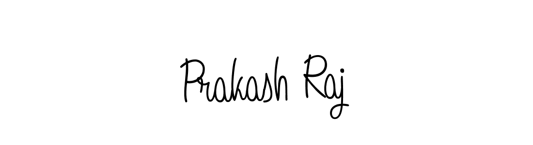 Make a beautiful signature design for name Prakash Raj. With this signature (Angelique-Rose-font-FFP) style, you can create a handwritten signature for free. Prakash Raj signature style 5 images and pictures png