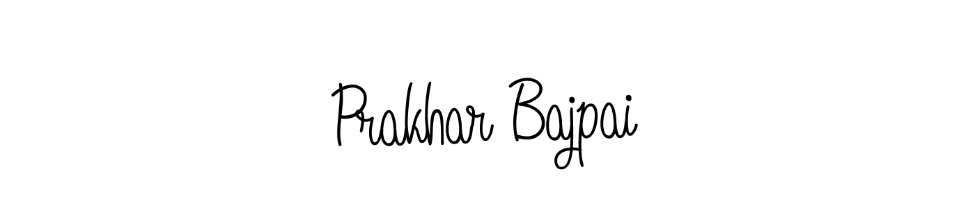 Create a beautiful signature design for name Prakhar Bajpai. With this signature (Angelique-Rose-font-FFP) fonts, you can make a handwritten signature for free. Prakhar Bajpai signature style 5 images and pictures png