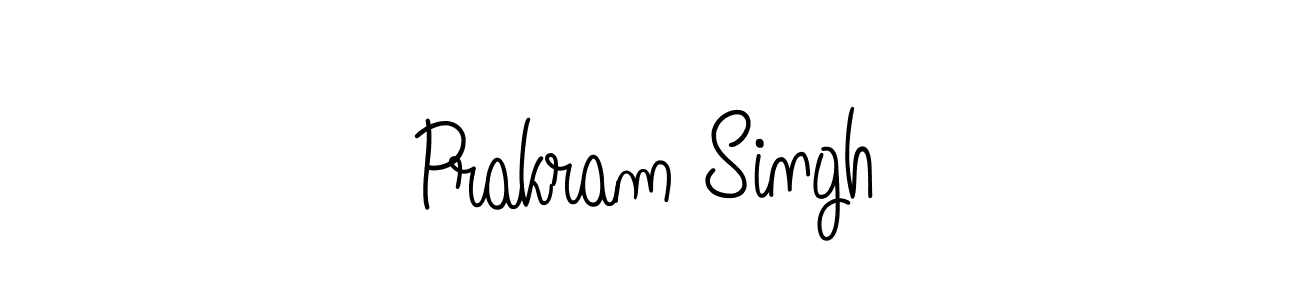 How to Draw Prakram Singh signature style? Angelique-Rose-font-FFP is a latest design signature styles for name Prakram Singh. Prakram Singh signature style 5 images and pictures png