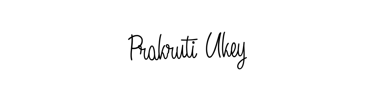 How to Draw Prakruti Ukey signature style? Angelique-Rose-font-FFP is a latest design signature styles for name Prakruti Ukey. Prakruti Ukey signature style 5 images and pictures png