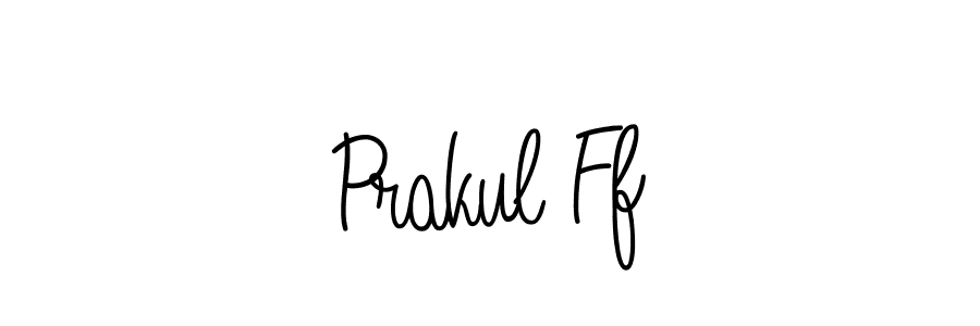This is the best signature style for the Prakul Ff name. Also you like these signature font (Angelique-Rose-font-FFP). Mix name signature. Prakul Ff signature style 5 images and pictures png
