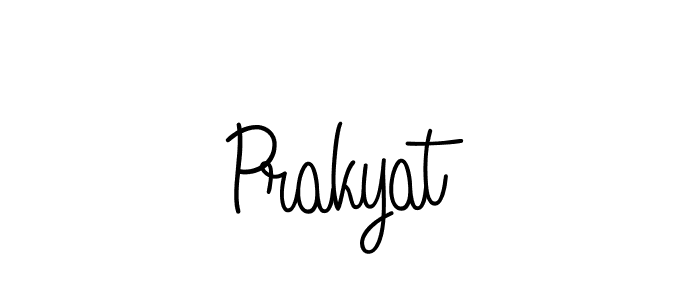 The best way (Angelique-Rose-font-FFP) to make a short signature is to pick only two or three words in your name. The name Prakyat include a total of six letters. For converting this name. Prakyat signature style 5 images and pictures png