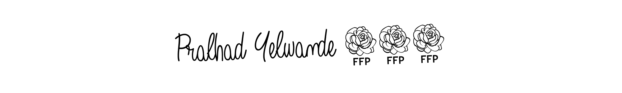 How to Draw Pralhad Yelwande 714 signature style? Angelique-Rose-font-FFP is a latest design signature styles for name Pralhad Yelwande 714. Pralhad Yelwande 714 signature style 5 images and pictures png