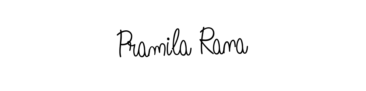 Best and Professional Signature Style for Pramila Rana. Angelique-Rose-font-FFP Best Signature Style Collection. Pramila Rana signature style 5 images and pictures png