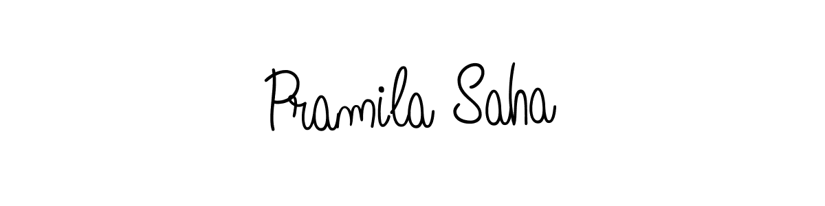 Check out images of Autograph of Pramila Saha name. Actor Pramila Saha Signature Style. Angelique-Rose-font-FFP is a professional sign style online. Pramila Saha signature style 5 images and pictures png