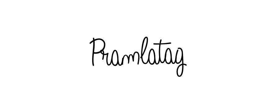 How to Draw Pramlatag signature style? Angelique-Rose-font-FFP is a latest design signature styles for name Pramlatag. Pramlatag signature style 5 images and pictures png