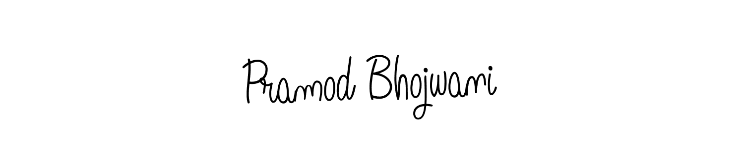 Make a short Pramod Bhojwani signature style. Manage your documents anywhere anytime using Angelique-Rose-font-FFP. Create and add eSignatures, submit forms, share and send files easily. Pramod Bhojwani signature style 5 images and pictures png