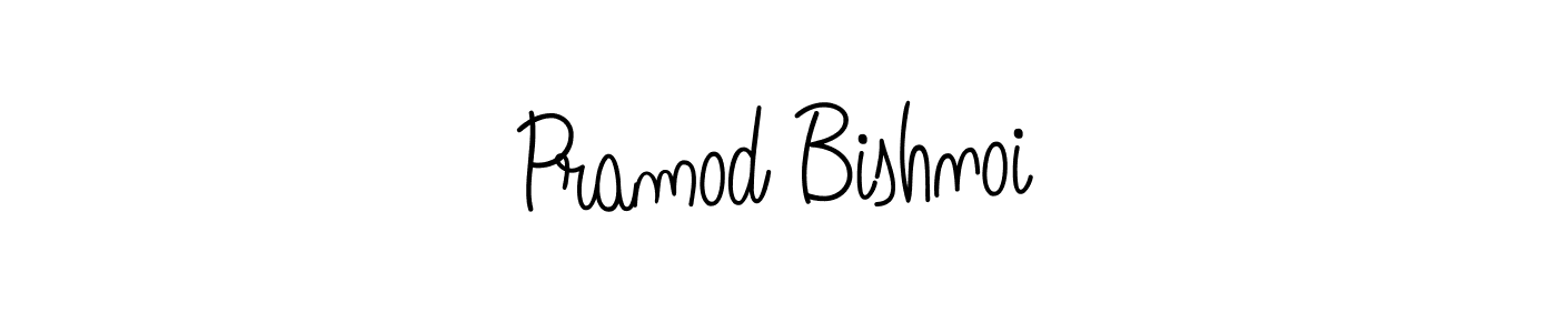 Make a beautiful signature design for name Pramod Bishnoi. Use this online signature maker to create a handwritten signature for free. Pramod Bishnoi signature style 5 images and pictures png