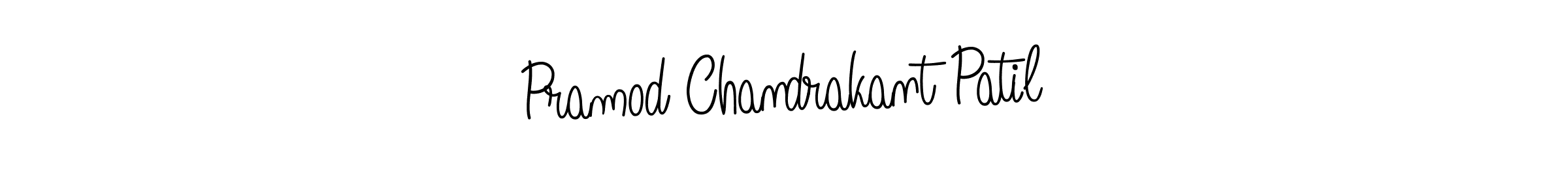 Create a beautiful signature design for name Pramod Chandrakant Patil. With this signature (Angelique-Rose-font-FFP) fonts, you can make a handwritten signature for free. Pramod Chandrakant Patil signature style 5 images and pictures png