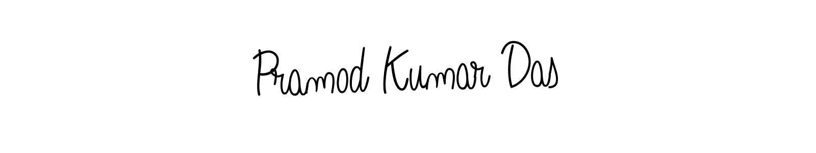 Create a beautiful signature design for name Pramod Kumar Das. With this signature (Angelique-Rose-font-FFP) fonts, you can make a handwritten signature for free. Pramod Kumar Das signature style 5 images and pictures png