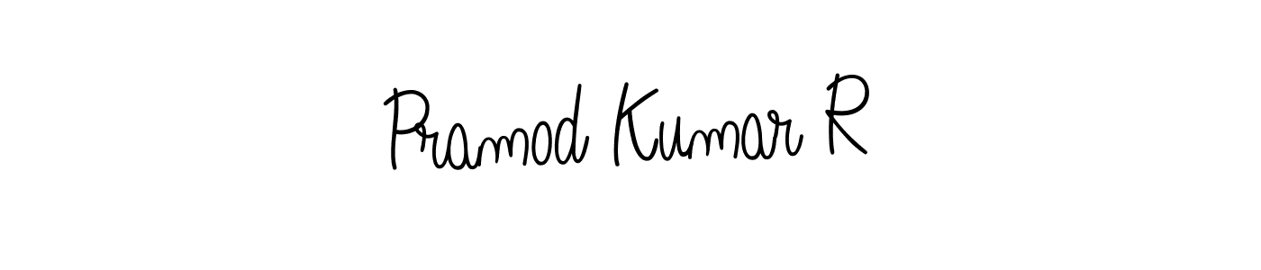 How to make Pramod Kumar R signature? Angelique-Rose-font-FFP is a professional autograph style. Create handwritten signature for Pramod Kumar R name. Pramod Kumar R signature style 5 images and pictures png