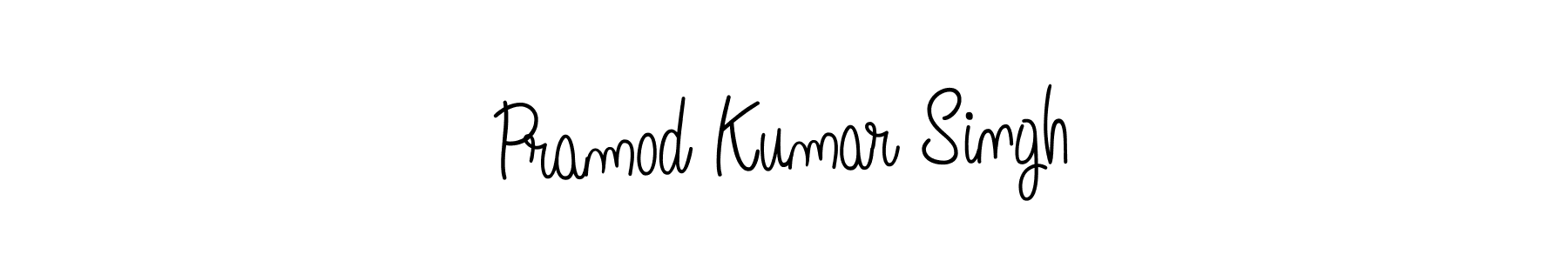 Make a beautiful signature design for name Pramod Kumar Singh. With this signature (Angelique-Rose-font-FFP) style, you can create a handwritten signature for free. Pramod Kumar Singh signature style 5 images and pictures png