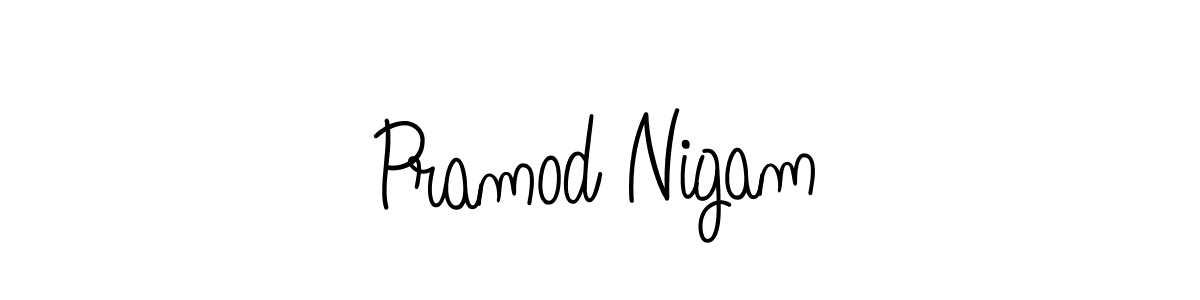 Check out images of Autograph of Pramod Nigam name. Actor Pramod Nigam Signature Style. Angelique-Rose-font-FFP is a professional sign style online. Pramod Nigam signature style 5 images and pictures png