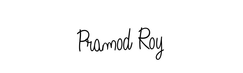 Design your own signature with our free online signature maker. With this signature software, you can create a handwritten (Angelique-Rose-font-FFP) signature for name Pramod Roy. Pramod Roy signature style 5 images and pictures png