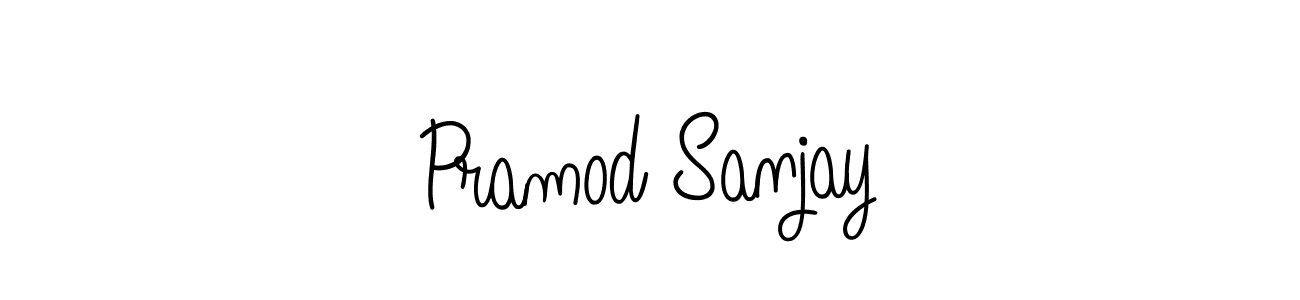 How to Draw Pramod Sanjay signature style? Angelique-Rose-font-FFP is a latest design signature styles for name Pramod Sanjay. Pramod Sanjay signature style 5 images and pictures png