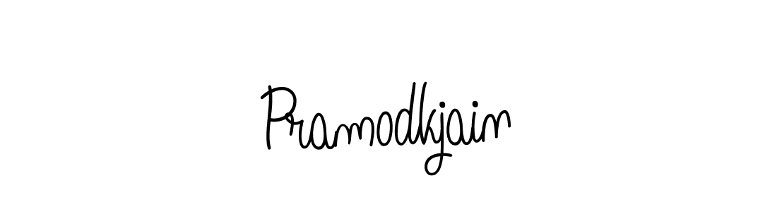 How to make Pramodkjain signature? Angelique-Rose-font-FFP is a professional autograph style. Create handwritten signature for Pramodkjain name. Pramodkjain signature style 5 images and pictures png