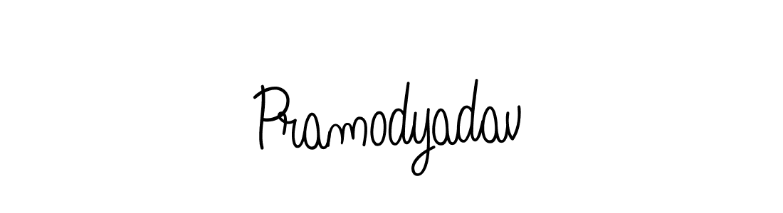 Make a beautiful signature design for name Pramodyadav. Use this online signature maker to create a handwritten signature for free. Pramodyadav signature style 5 images and pictures png