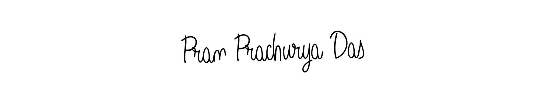 Also we have Pran Prachurya Das name is the best signature style. Create professional handwritten signature collection using Angelique-Rose-font-FFP autograph style. Pran Prachurya Das signature style 5 images and pictures png