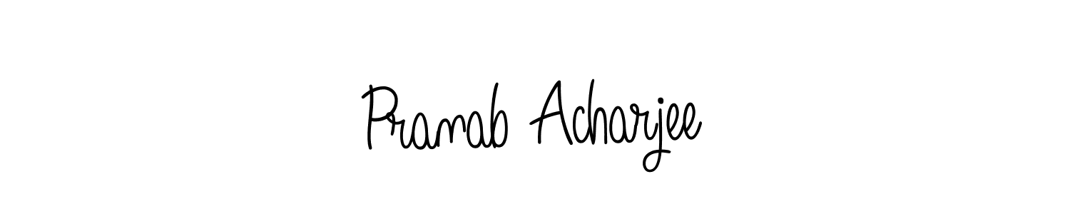 Make a beautiful signature design for name Pranab Acharjee. Use this online signature maker to create a handwritten signature for free. Pranab Acharjee signature style 5 images and pictures png