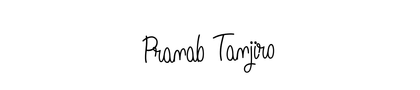 Check out images of Autograph of Pranab Tanjiro name. Actor Pranab Tanjiro Signature Style. Angelique-Rose-font-FFP is a professional sign style online. Pranab Tanjiro signature style 5 images and pictures png