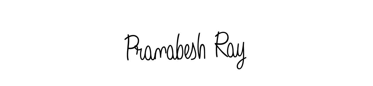 Create a beautiful signature design for name Pranabesh Ray. With this signature (Angelique-Rose-font-FFP) fonts, you can make a handwritten signature for free. Pranabesh Ray signature style 5 images and pictures png