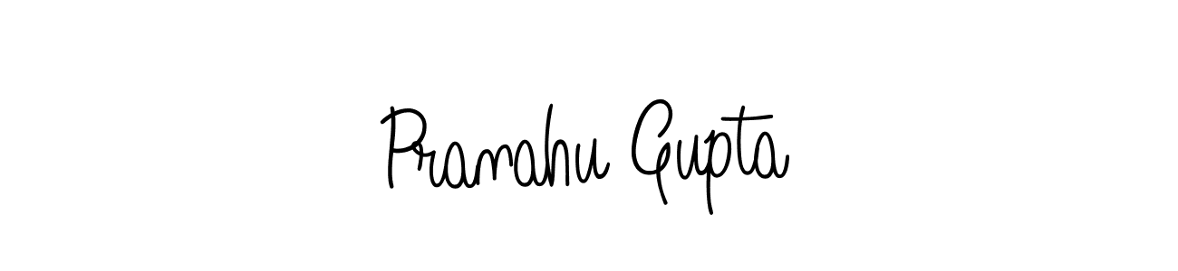 Also we have Pranahu Gupta name is the best signature style. Create professional handwritten signature collection using Angelique-Rose-font-FFP autograph style. Pranahu Gupta signature style 5 images and pictures png