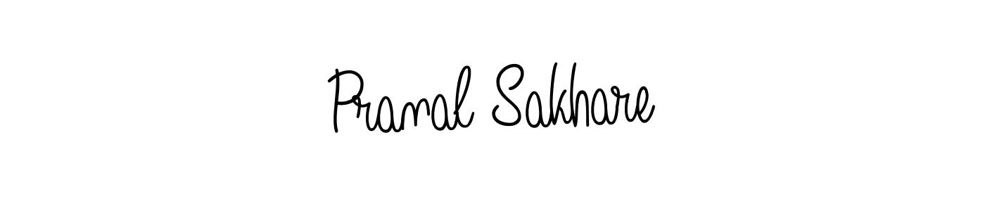 Create a beautiful signature design for name Pranal Sakhare. With this signature (Angelique-Rose-font-FFP) fonts, you can make a handwritten signature for free. Pranal Sakhare signature style 5 images and pictures png