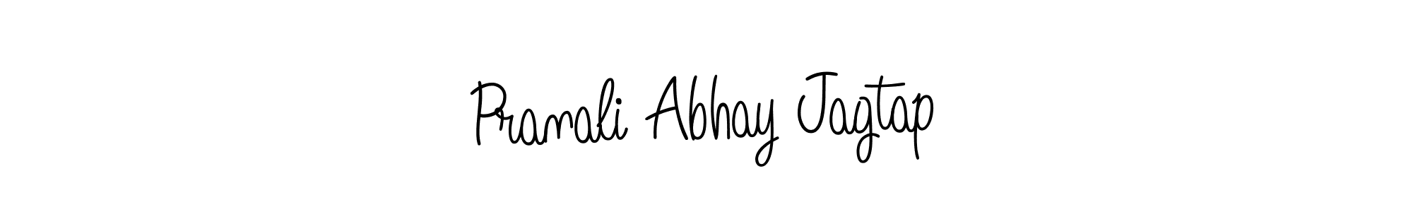 Make a beautiful signature design for name Pranali Abhay Jagtap. Use this online signature maker to create a handwritten signature for free. Pranali Abhay Jagtap signature style 5 images and pictures png