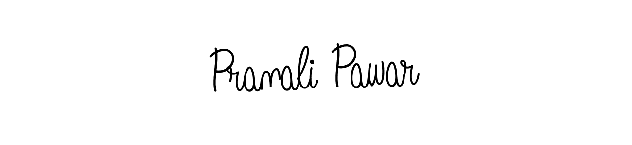 Design your own signature with our free online signature maker. With this signature software, you can create a handwritten (Angelique-Rose-font-FFP) signature for name Pranali Pawar. Pranali Pawar signature style 5 images and pictures png