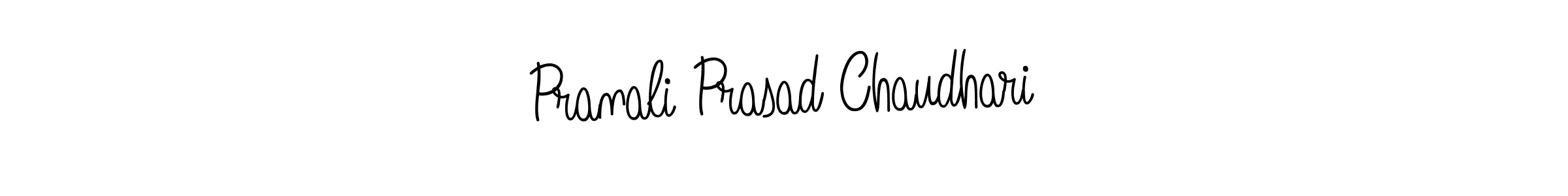 Use a signature maker to create a handwritten signature online. With this signature software, you can design (Angelique-Rose-font-FFP) your own signature for name Pranali Prasad Chaudhari. Pranali Prasad Chaudhari signature style 5 images and pictures png