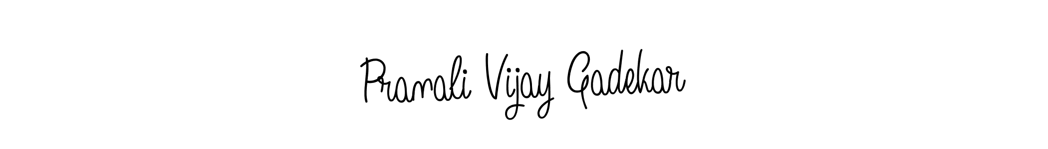 Make a short Pranali Vijay Gadekar signature style. Manage your documents anywhere anytime using Angelique-Rose-font-FFP. Create and add eSignatures, submit forms, share and send files easily. Pranali Vijay Gadekar signature style 5 images and pictures png
