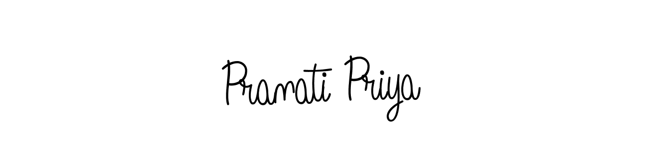 Also we have Pranati Priya name is the best signature style. Create professional handwritten signature collection using Angelique-Rose-font-FFP autograph style. Pranati Priya signature style 5 images and pictures png