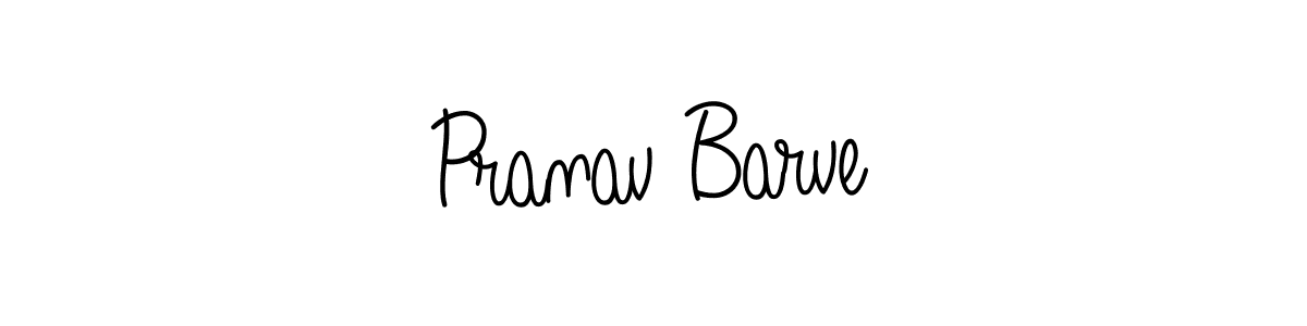 Create a beautiful signature design for name Pranav Barve. With this signature (Angelique-Rose-font-FFP) fonts, you can make a handwritten signature for free. Pranav Barve signature style 5 images and pictures png