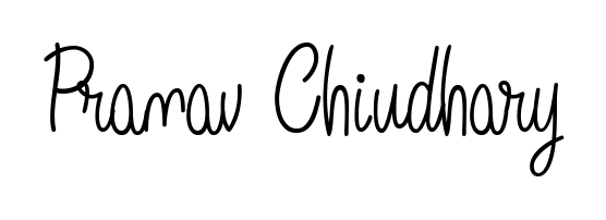 Pranav Chiudhary stylish signature style. Best Handwritten Sign (Angelique-Rose-font-FFP) for my name. Handwritten Signature Collection Ideas for my name Pranav Chiudhary. Pranav Chiudhary signature style 5 images and pictures png