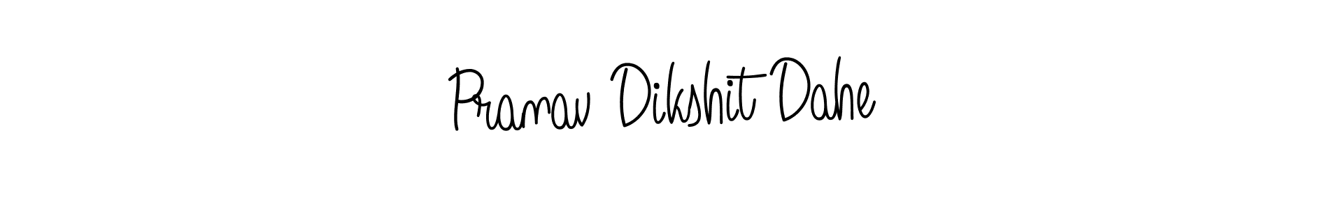 Design your own signature with our free online signature maker. With this signature software, you can create a handwritten (Angelique-Rose-font-FFP) signature for name Pranav Dikshit Dahe. Pranav Dikshit Dahe signature style 5 images and pictures png