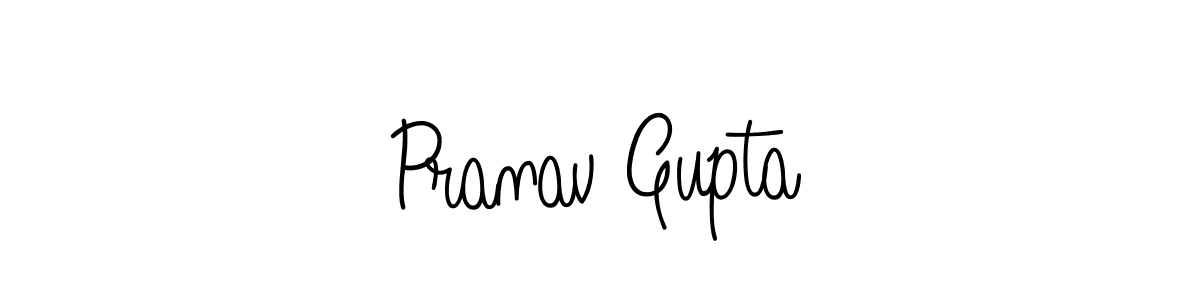 Pranav Gupta stylish signature style. Best Handwritten Sign (Angelique-Rose-font-FFP) for my name. Handwritten Signature Collection Ideas for my name Pranav Gupta. Pranav Gupta signature style 5 images and pictures png