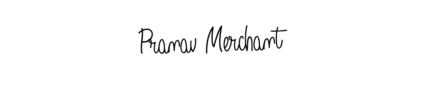 Pranav Merchant stylish signature style. Best Handwritten Sign (Angelique-Rose-font-FFP) for my name. Handwritten Signature Collection Ideas for my name Pranav Merchant. Pranav Merchant signature style 5 images and pictures png