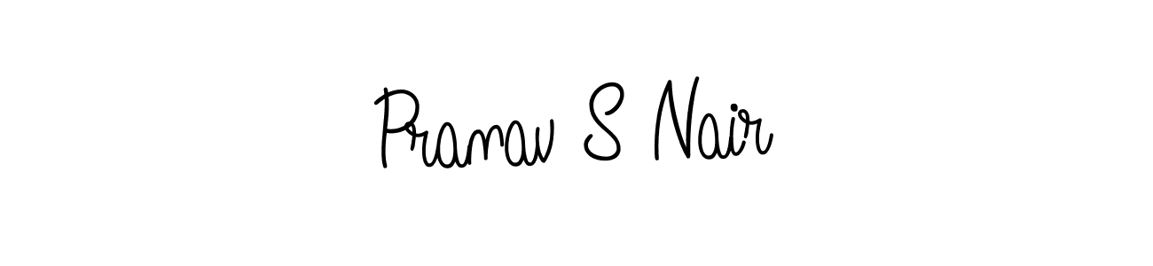 How to make Pranav S Nair signature? Angelique-Rose-font-FFP is a professional autograph style. Create handwritten signature for Pranav S Nair name. Pranav S Nair signature style 5 images and pictures png