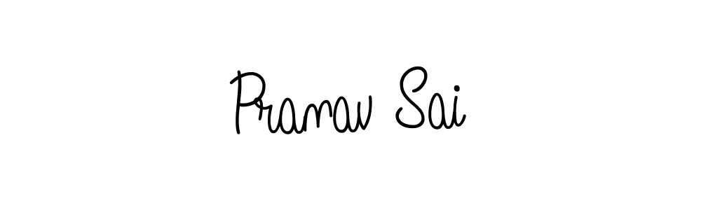 Create a beautiful signature design for name Pranav Sai. With this signature (Angelique-Rose-font-FFP) fonts, you can make a handwritten signature for free. Pranav Sai signature style 5 images and pictures png
