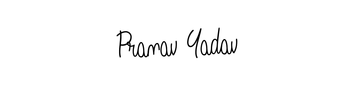 Angelique-Rose-font-FFP is a professional signature style that is perfect for those who want to add a touch of class to their signature. It is also a great choice for those who want to make their signature more unique. Get Pranav Yadav name to fancy signature for free. Pranav Yadav signature style 5 images and pictures png