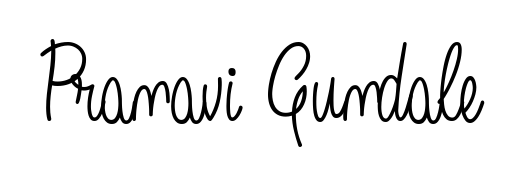 Design your own signature with our free online signature maker. With this signature software, you can create a handwritten (Angelique-Rose-font-FFP) signature for name Pranavi Gundale. Pranavi Gundale signature style 5 images and pictures png